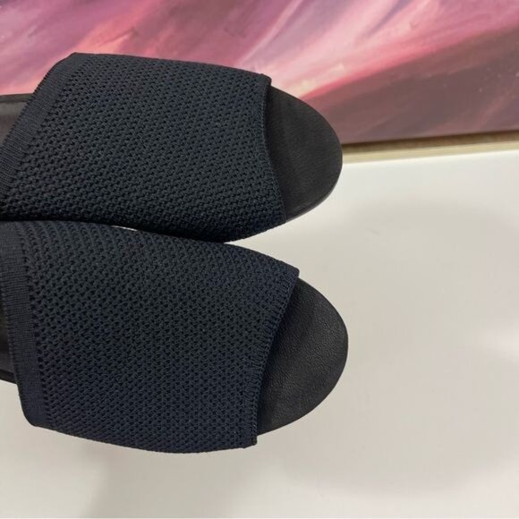EILEEN FISHER Noko Slide Sandal in Black Size 7 - Picture 7 of 14